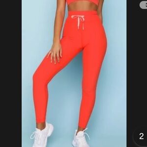 Sarah's Day x White Fox Reboot Collection Coral Leggings Women's Size Medium